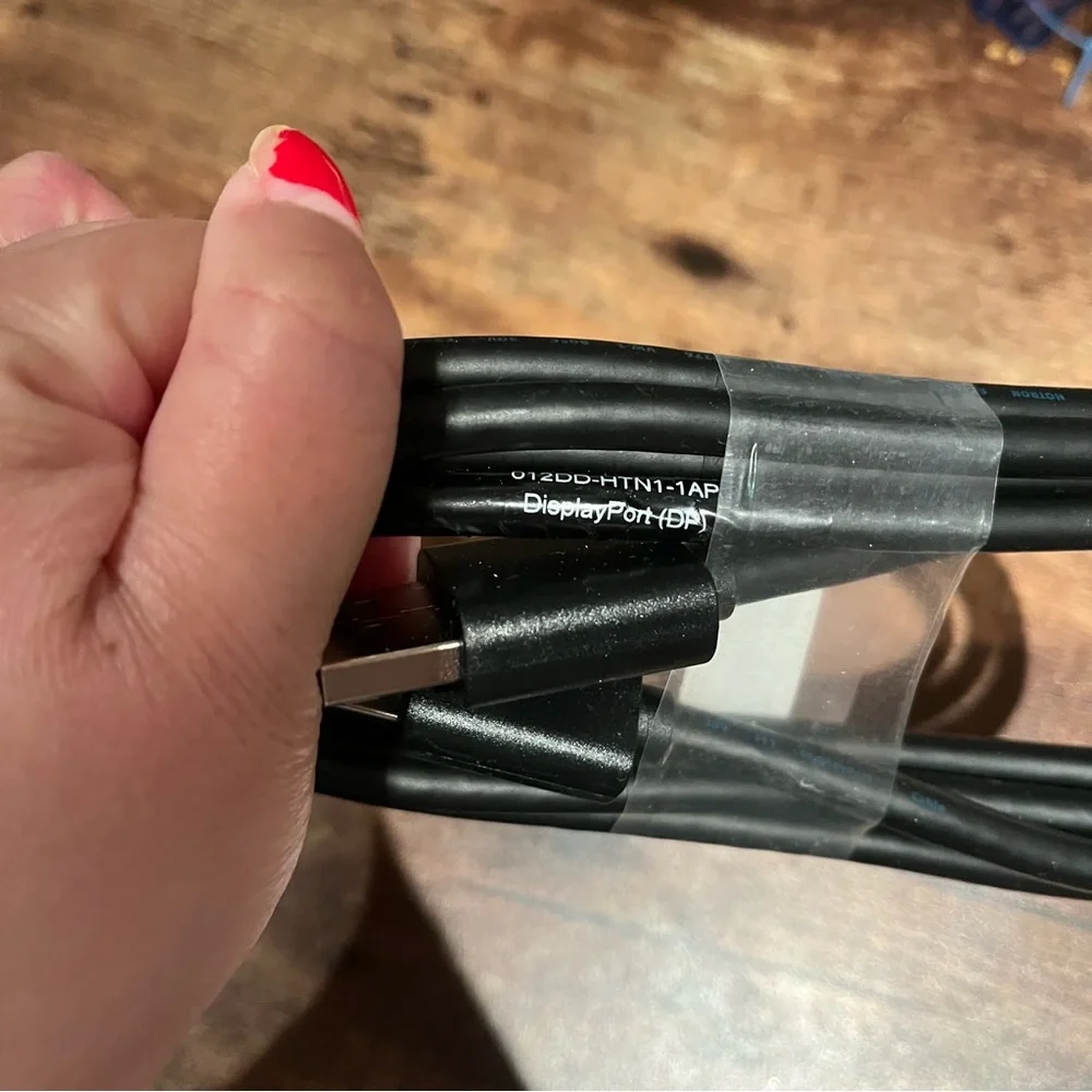 NEW! DisplayPort (DP) to DisplayPort Cable 6ft Black Monitor Video Cable